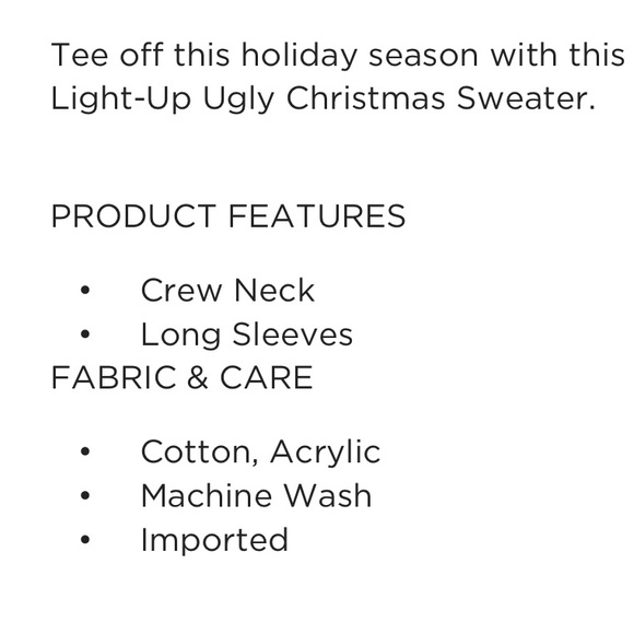 Ugly Christmas Sweater that lights up! SZ S 🆕 - Picture 7 of 10